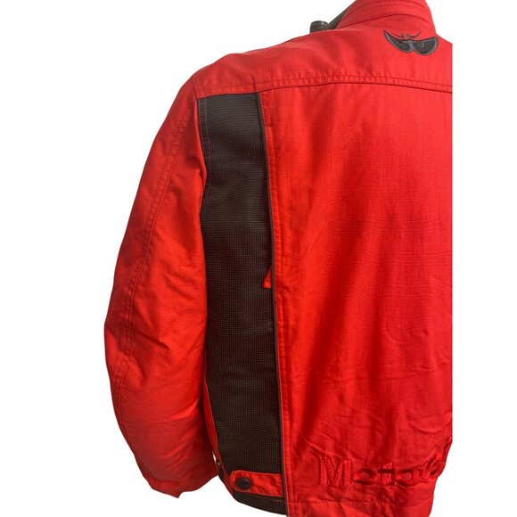 MotoGP Red Jacket With Zipper & Button Front Closure Unisex Large Polyester Bike - Picture 14 of 16